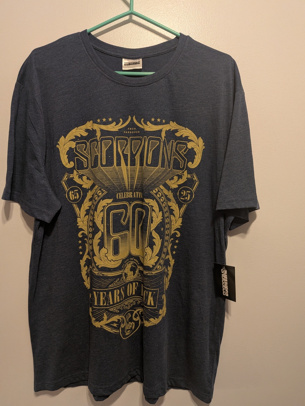 60 Years Graphic Short Sleeve Tee - Navy Blue